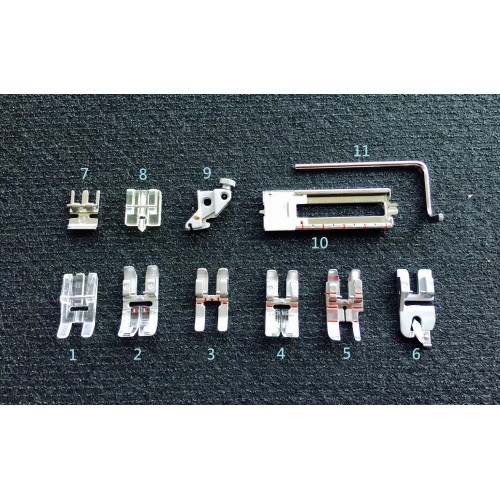 11-Pc Pfaff Presser Foot Set  Plus 2 Bobbins